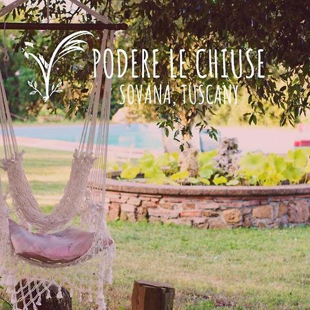 Podere Le Chiuse Сована Екстер'єр фото